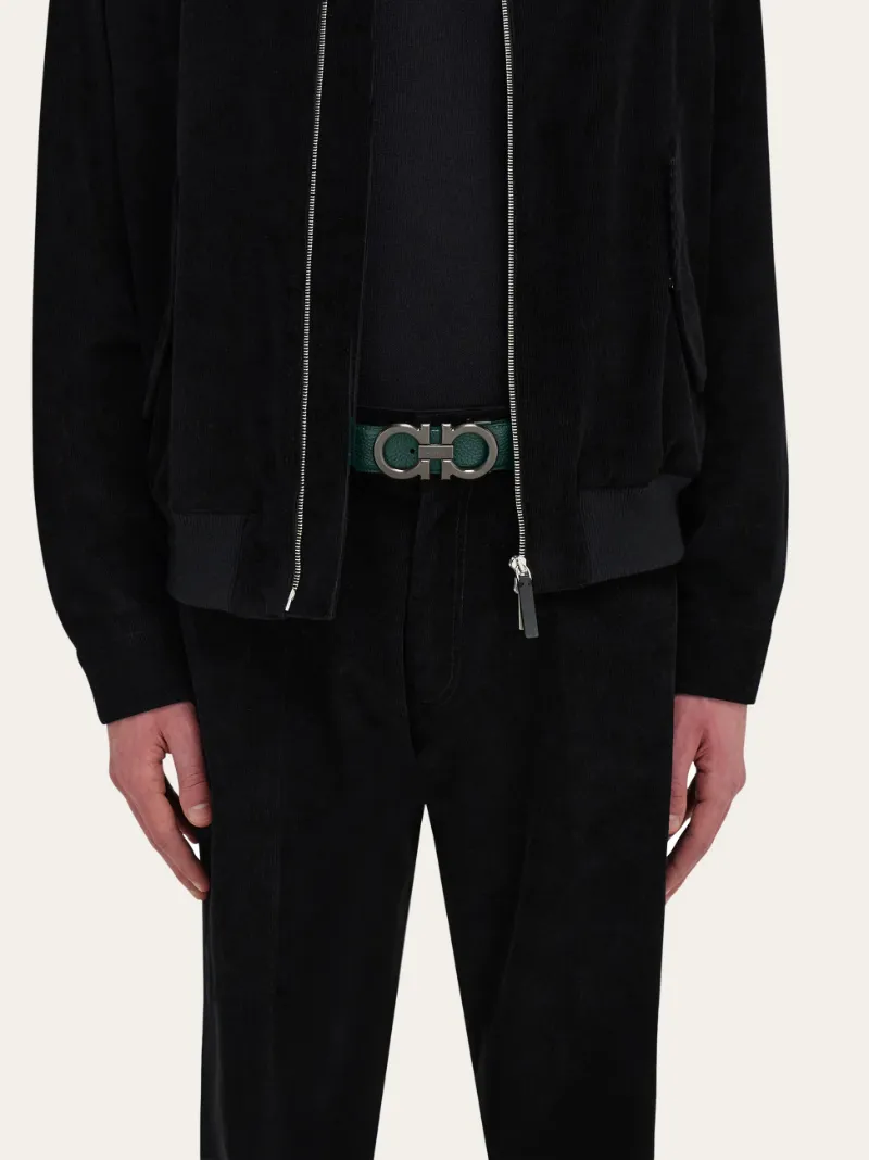 Reversible And Adjustable Gancini Belt