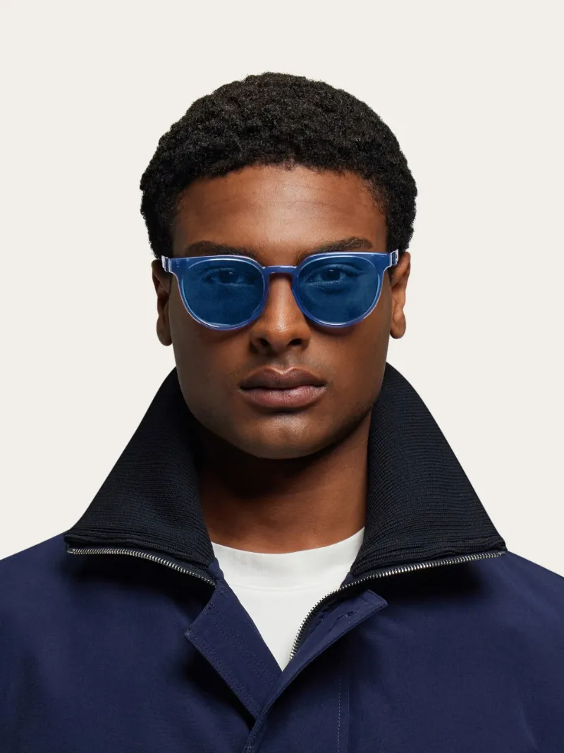 Geometric Frame Sunglasses