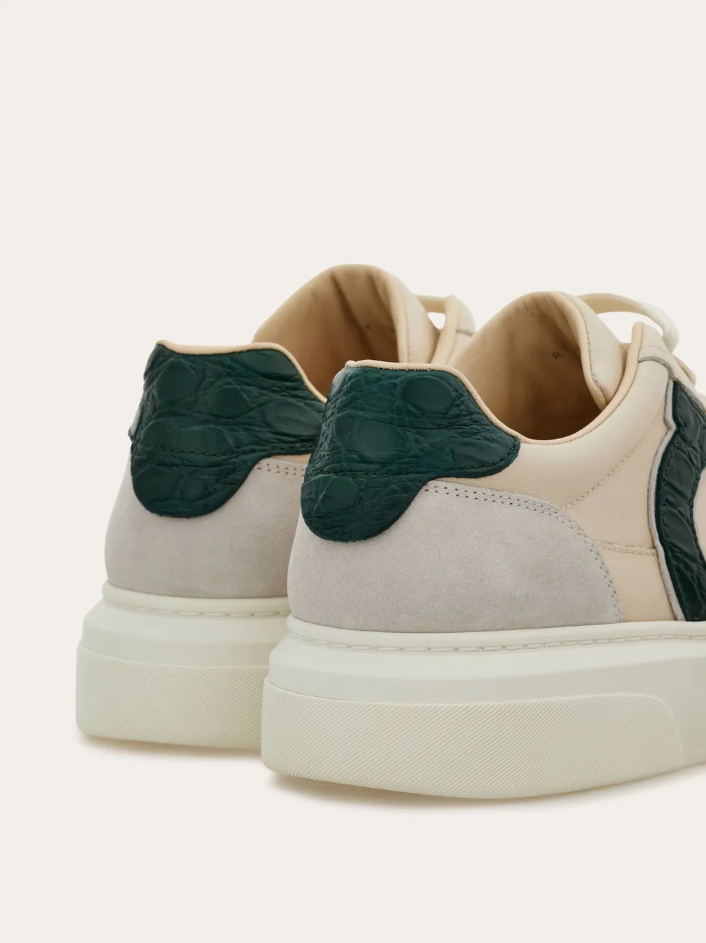 Gancini Logo Low-Top Sneakers