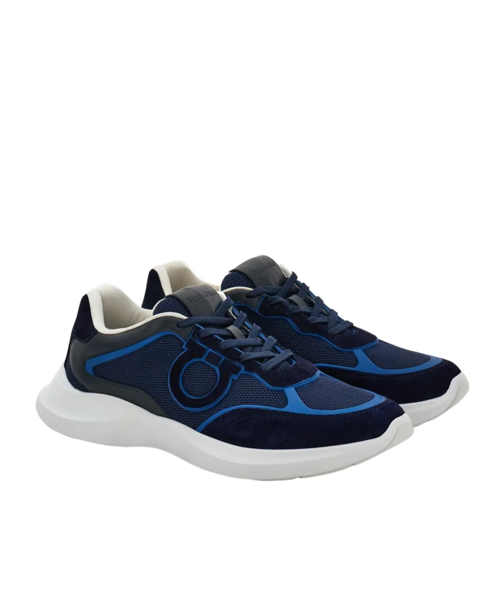 Gancini Buckle Low-Top Sneakers