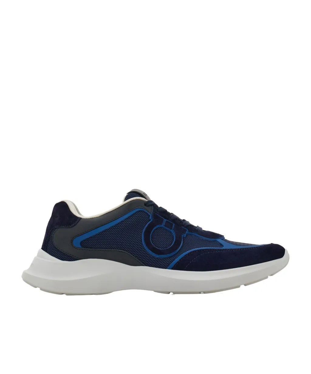 Gancini Buckle Low-Top Sneakers