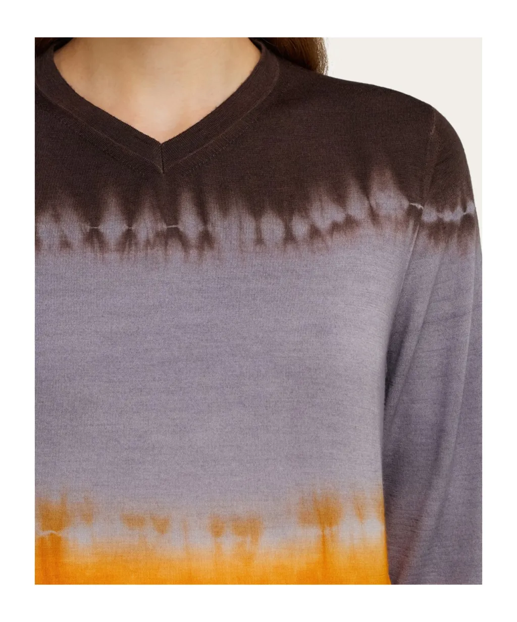 Tie-Dye Pullover Sweater