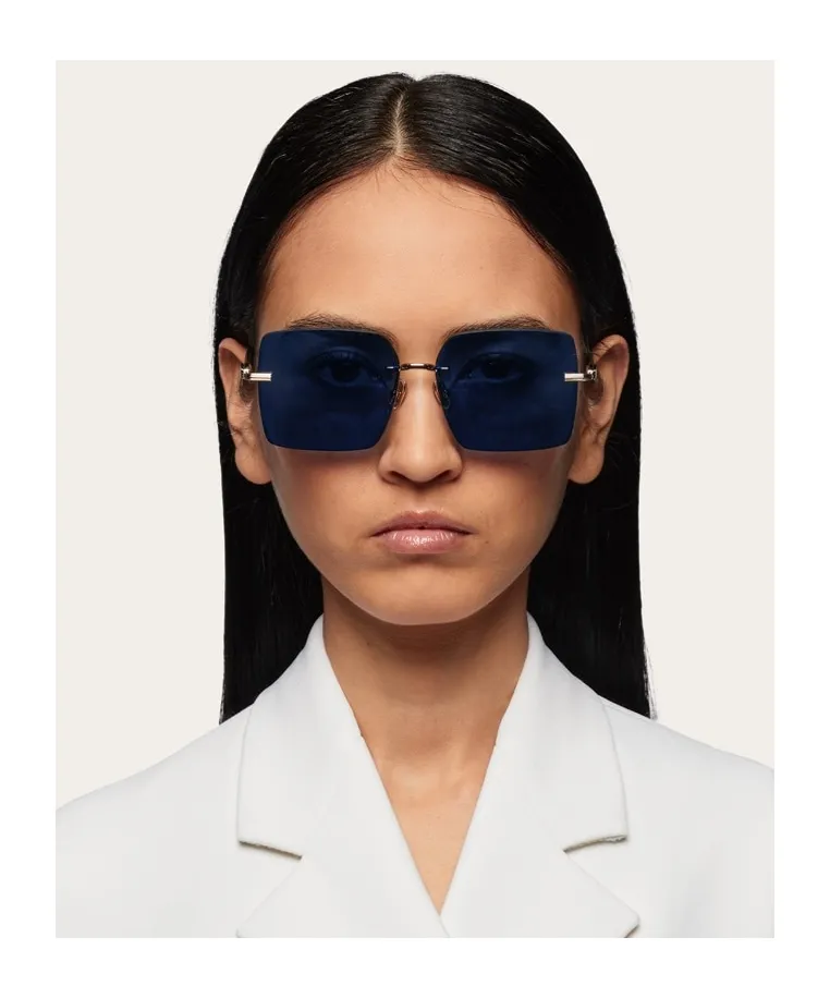 Geometric Frame Sunglasses