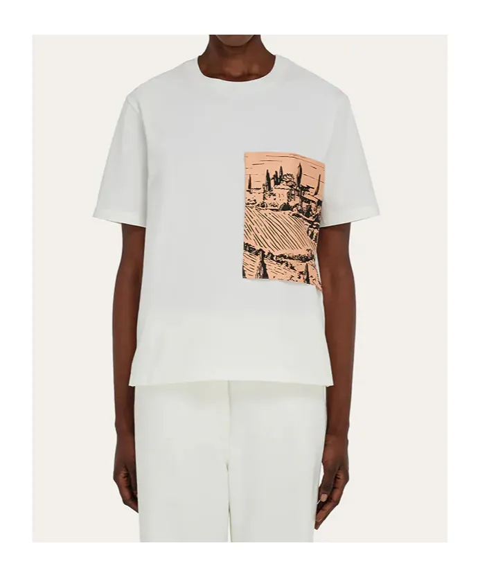 T-Shirt With Pocket Detail
