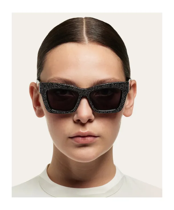 Geometric Frame Sunglasses