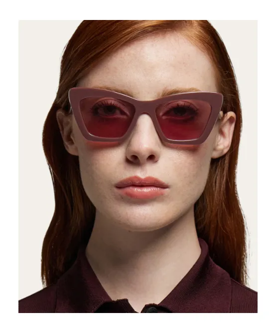 Geometric Frame Sunglasses