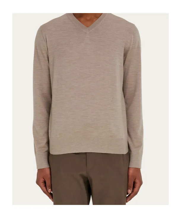 V-Neck Wool Sweater