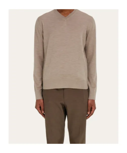 V-Neck Wool Sweater