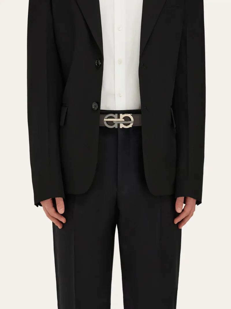Reversible And Adjustable Gancini Belt