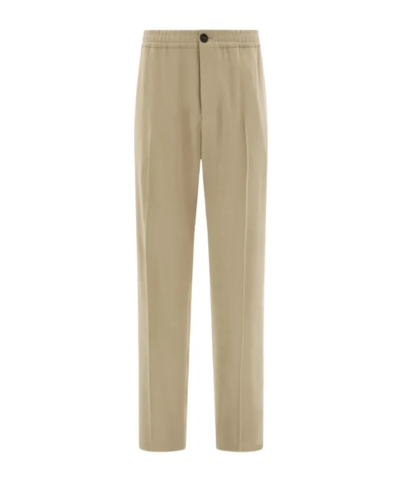 Tailored Leg Crepe Trousers