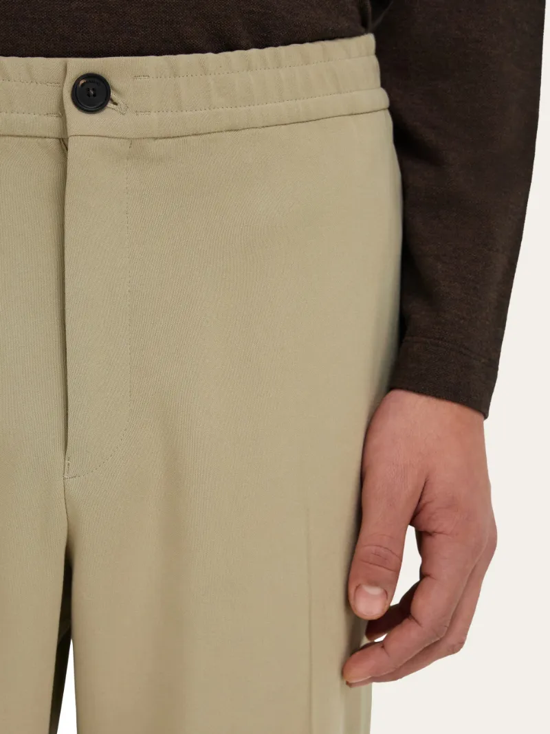 Tailored Leg Crepe Trousers