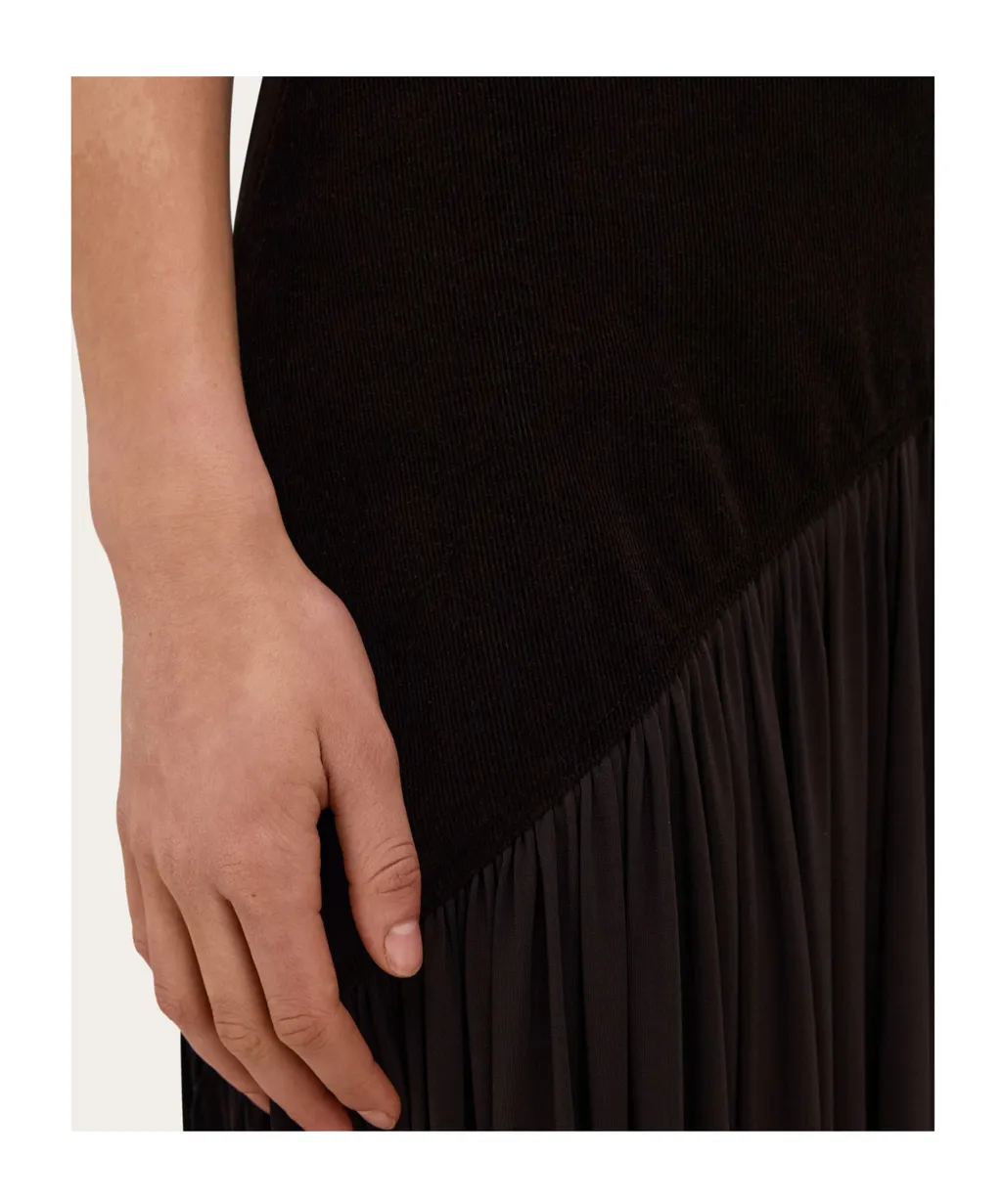 Draped Midi Skirt