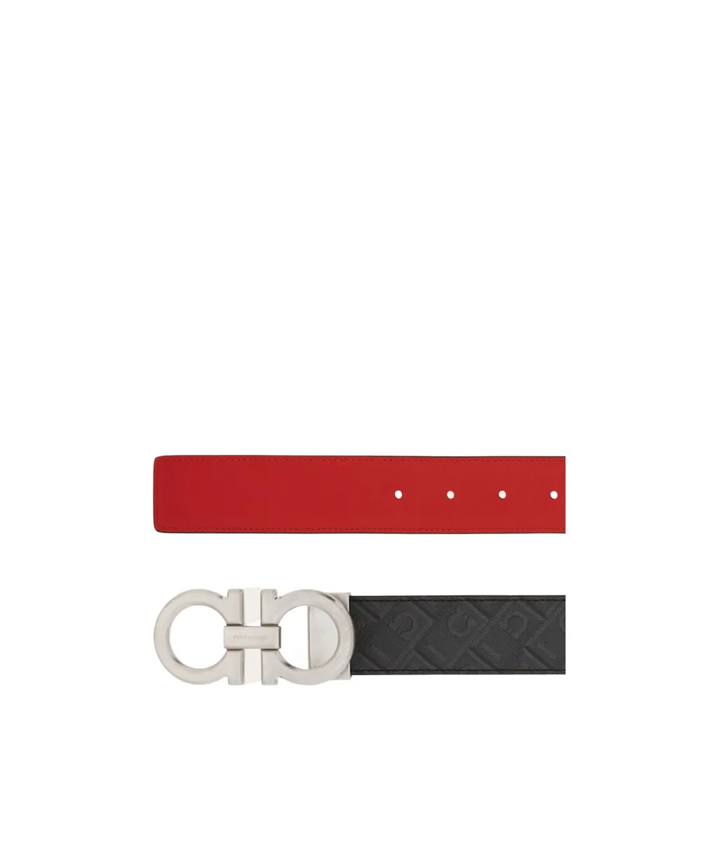 Reversible Adjustable Gancini Strap
