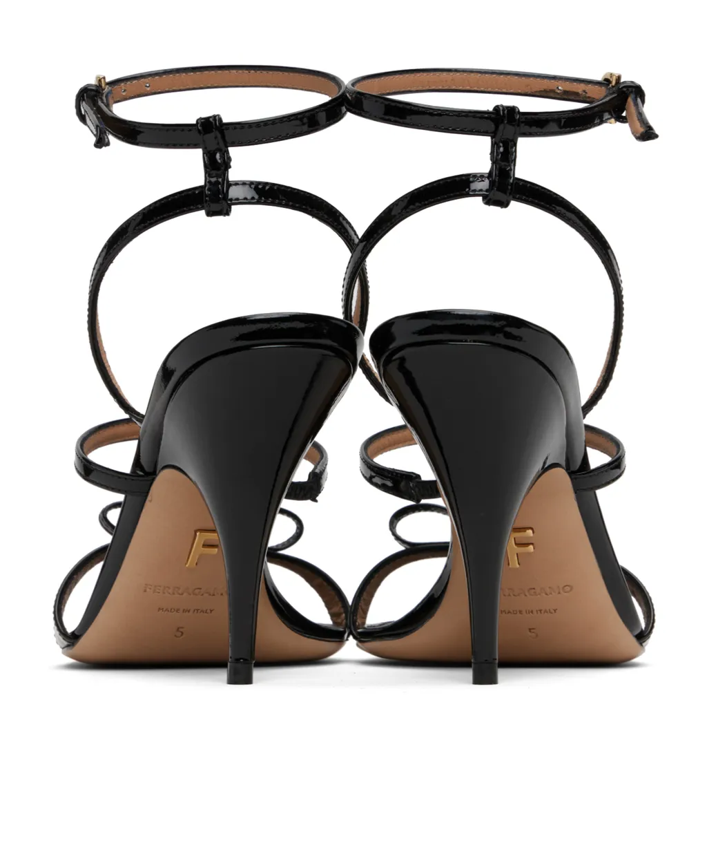 Lace-Up High-Heeled Sandals