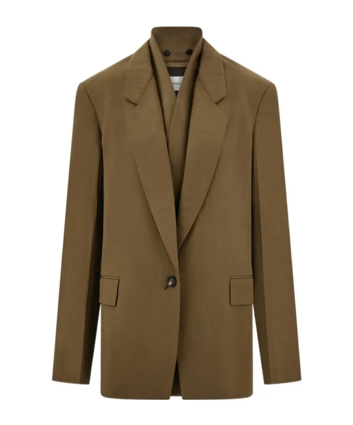 Notched-Lapel Blazer
