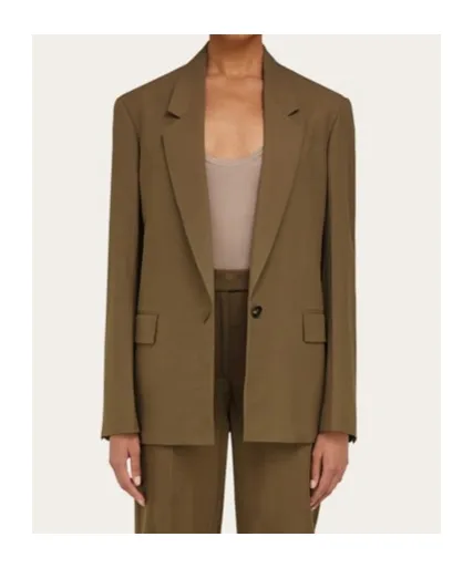 Notched-Lapel Blazer