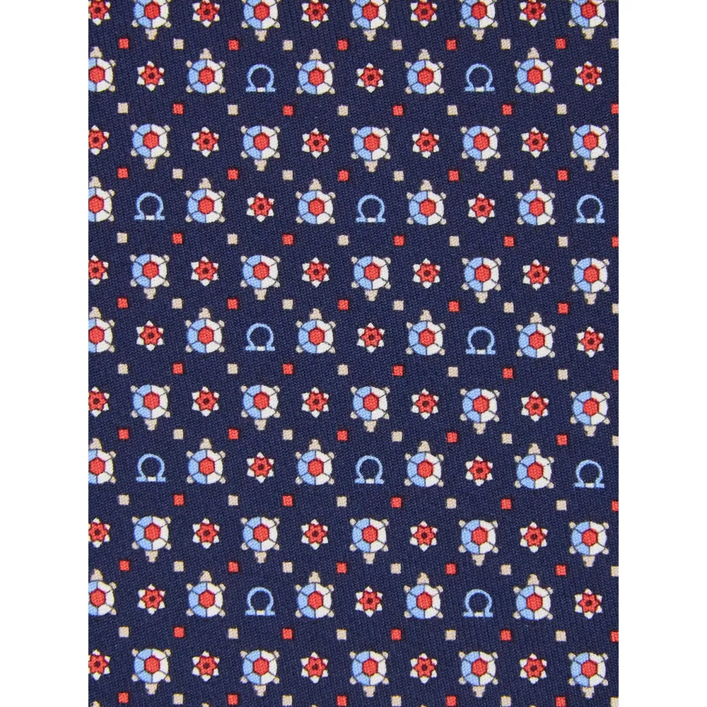 Turtle Printed Tie