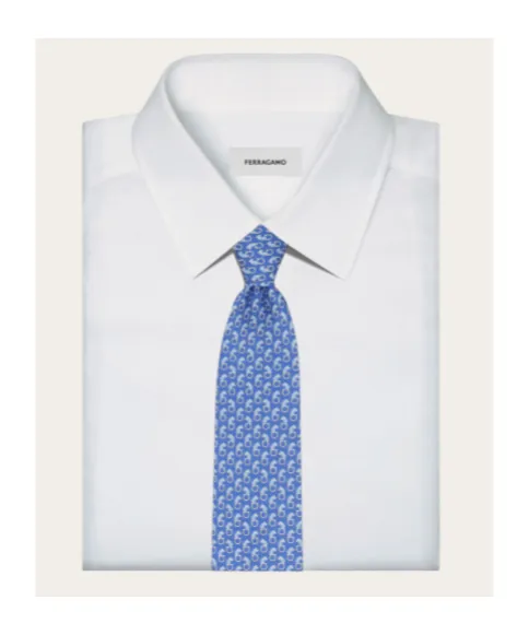 Feline Print Tie
