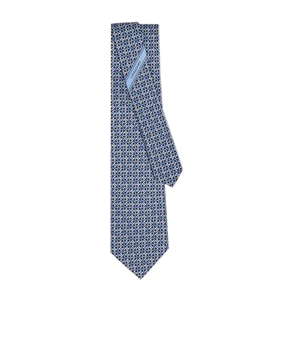 Gancini Jacquard Tie