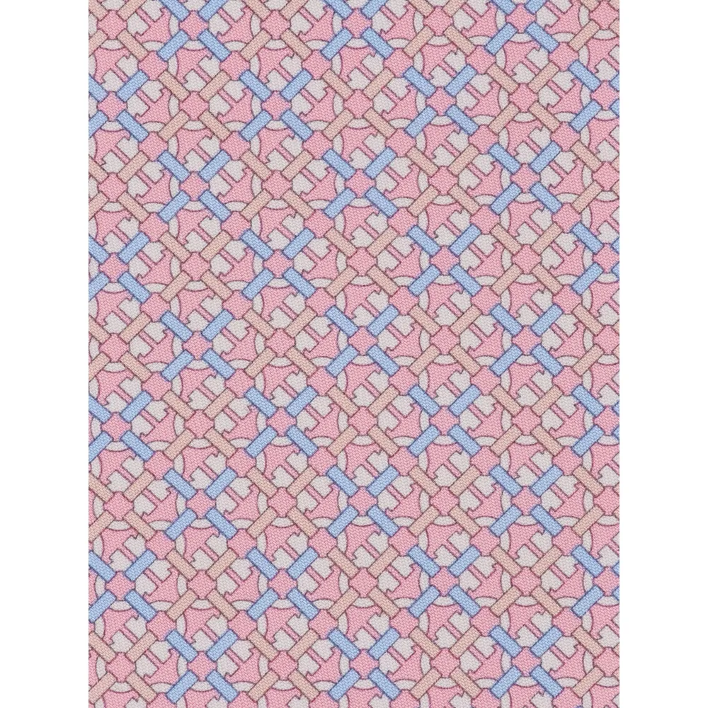 Gancini Printed Tie