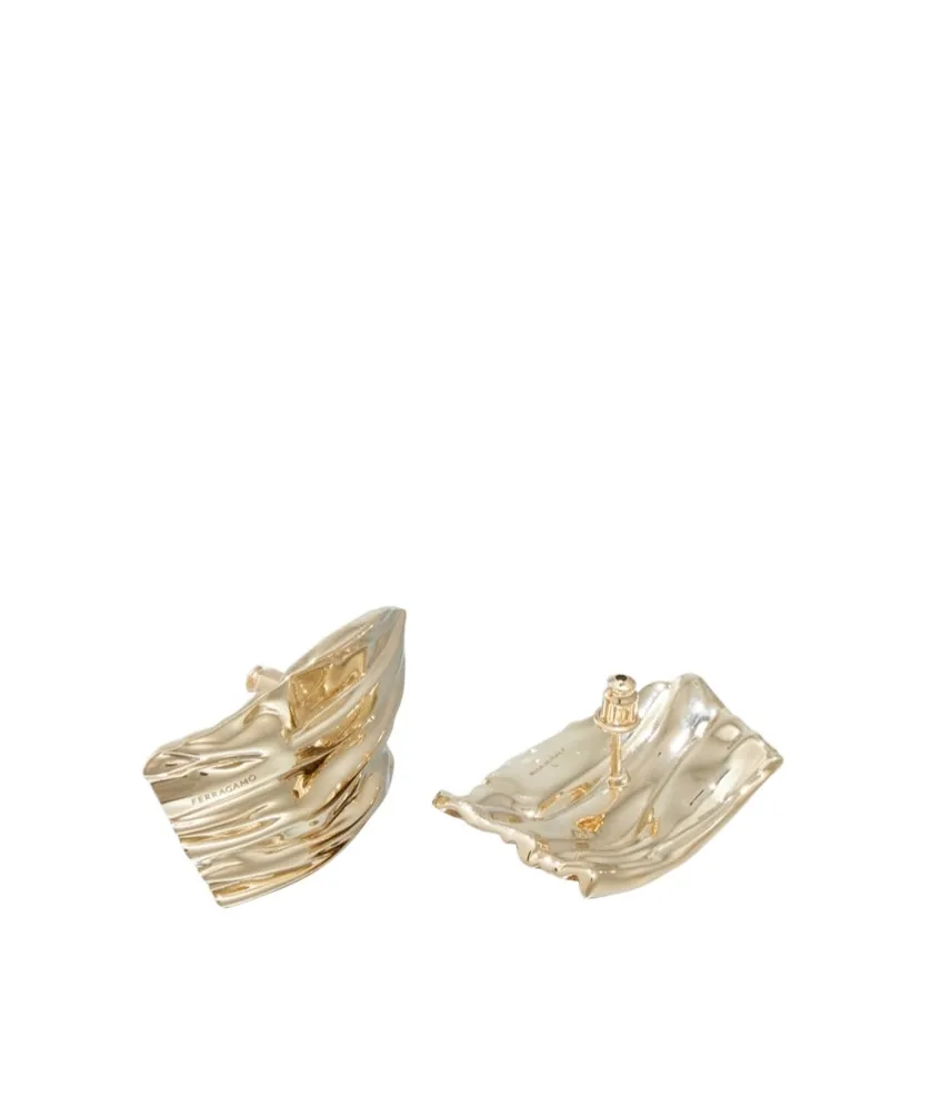 Asymmetric Draped Earring