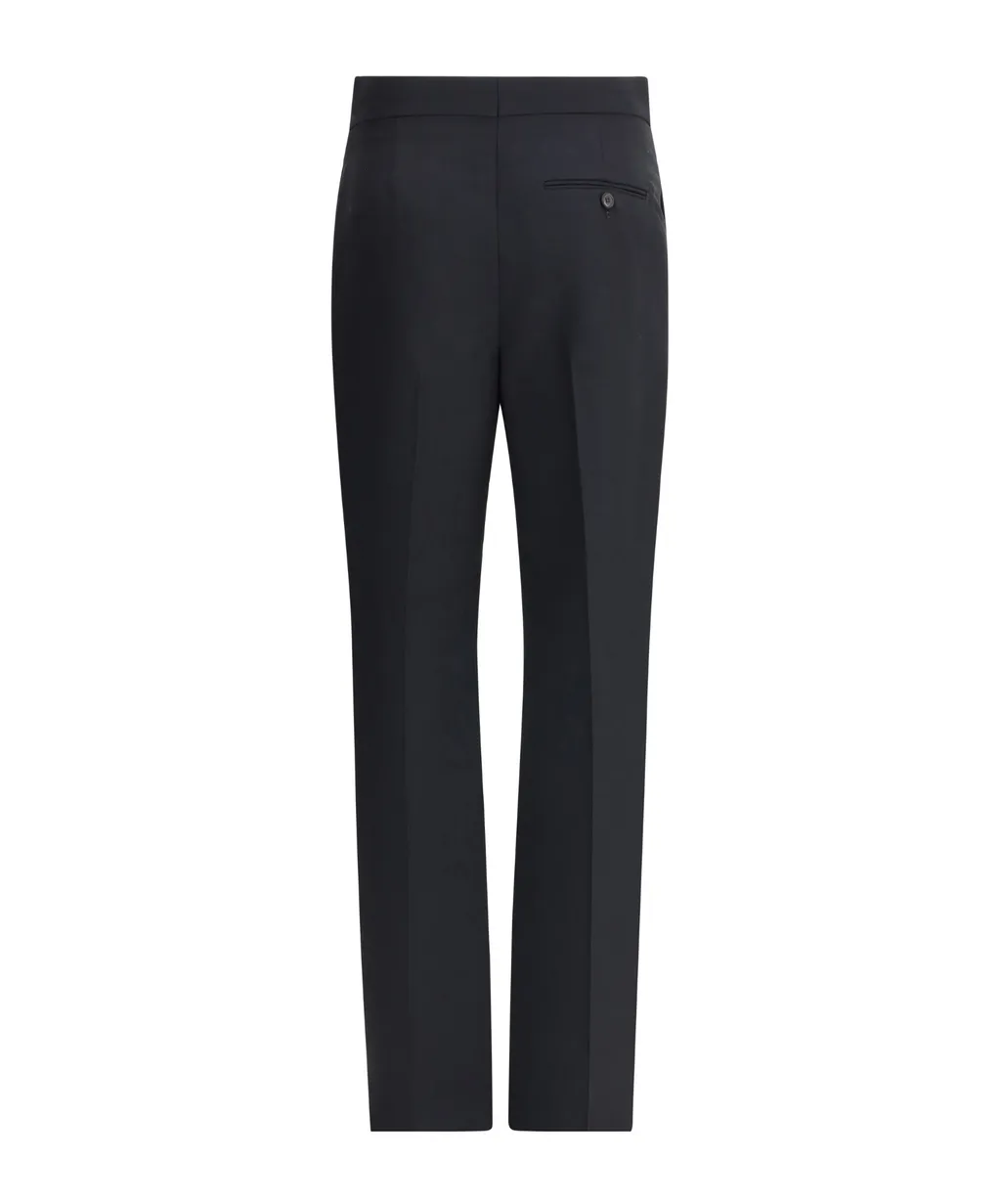 Straight-Leg Tailored Pants