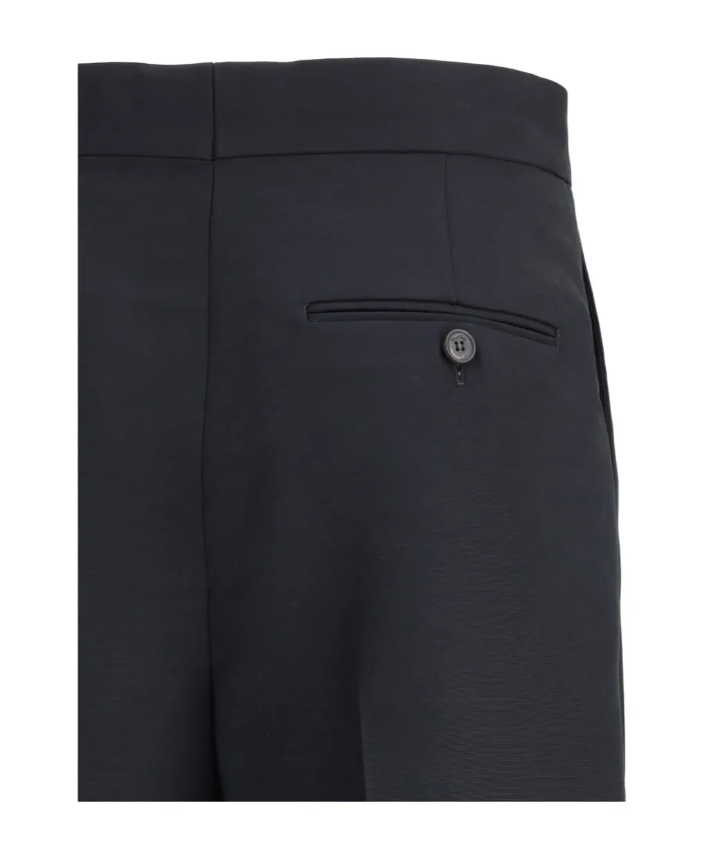 Straight-Leg Tailored Pants