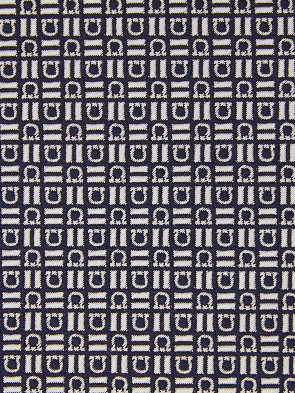 Gancini Motif Jacquard Tie