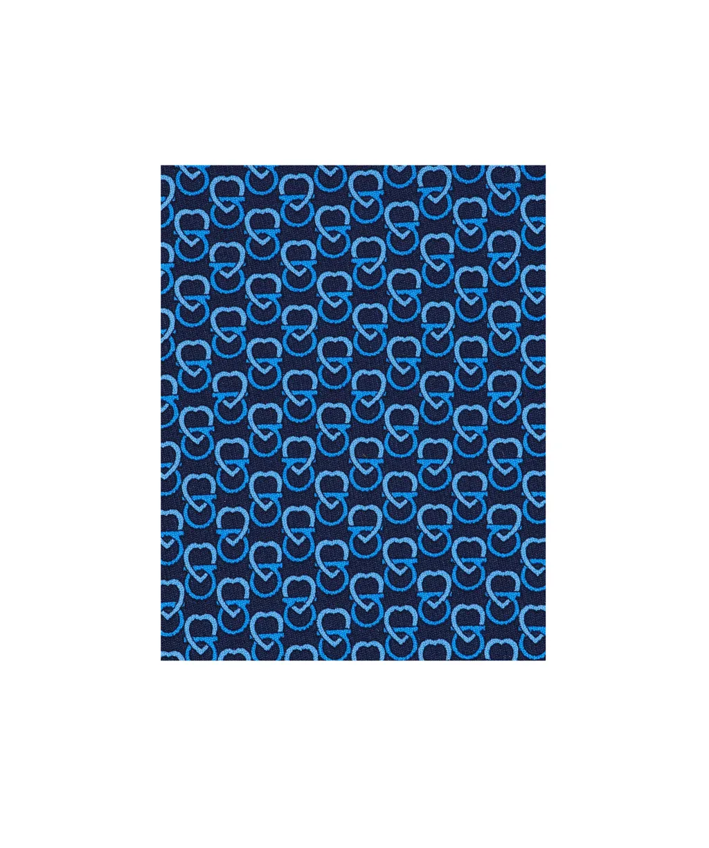 Hearts Print Silk Tie