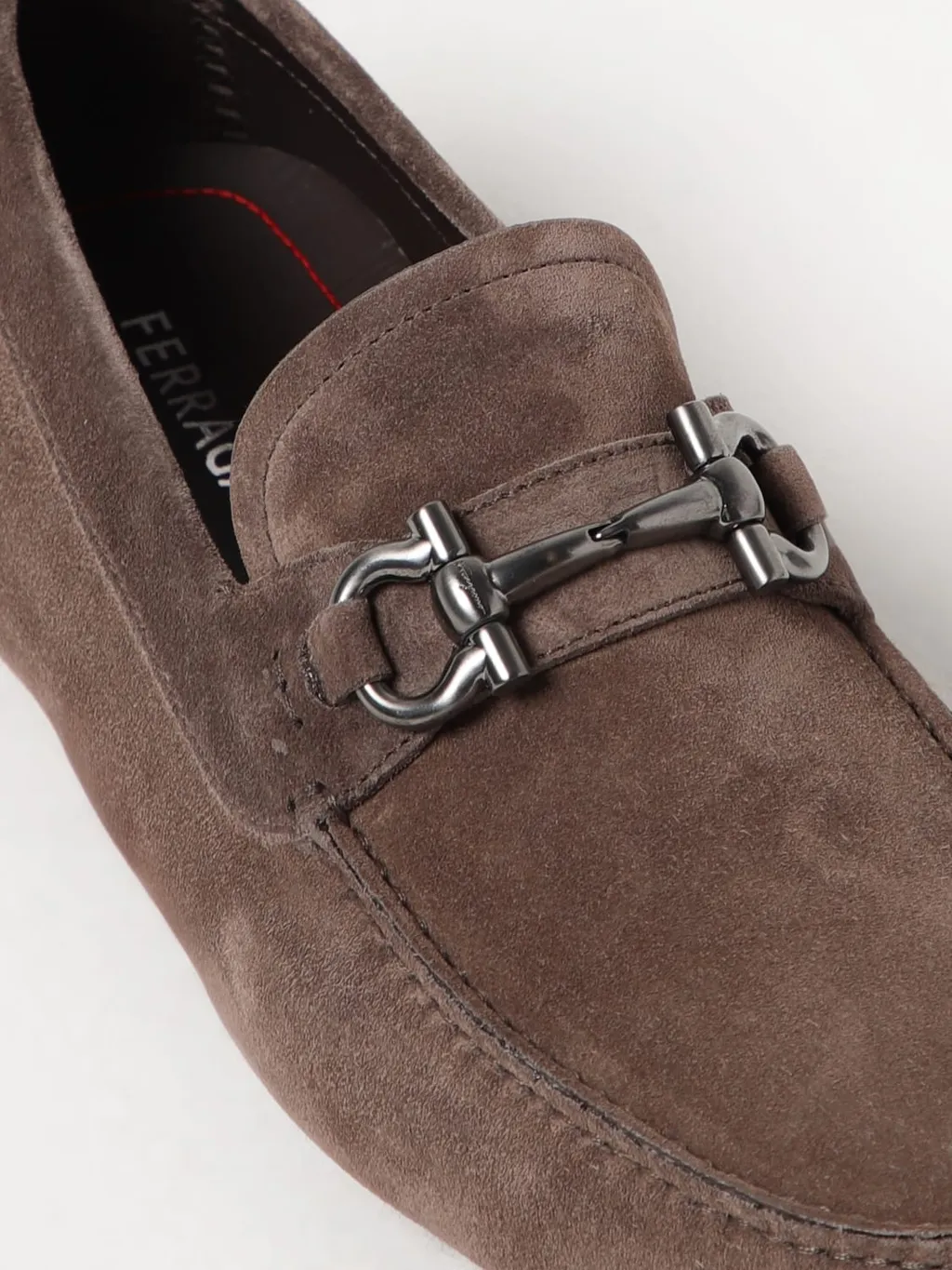 Gancini-Plaque Loafers