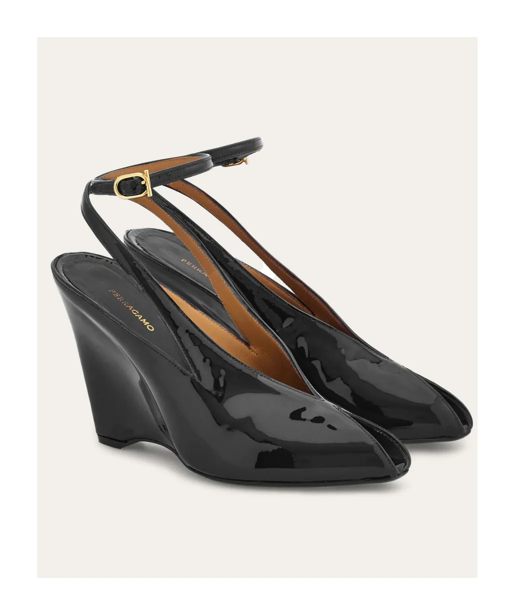 Wedge-Heeled Platform Sandals