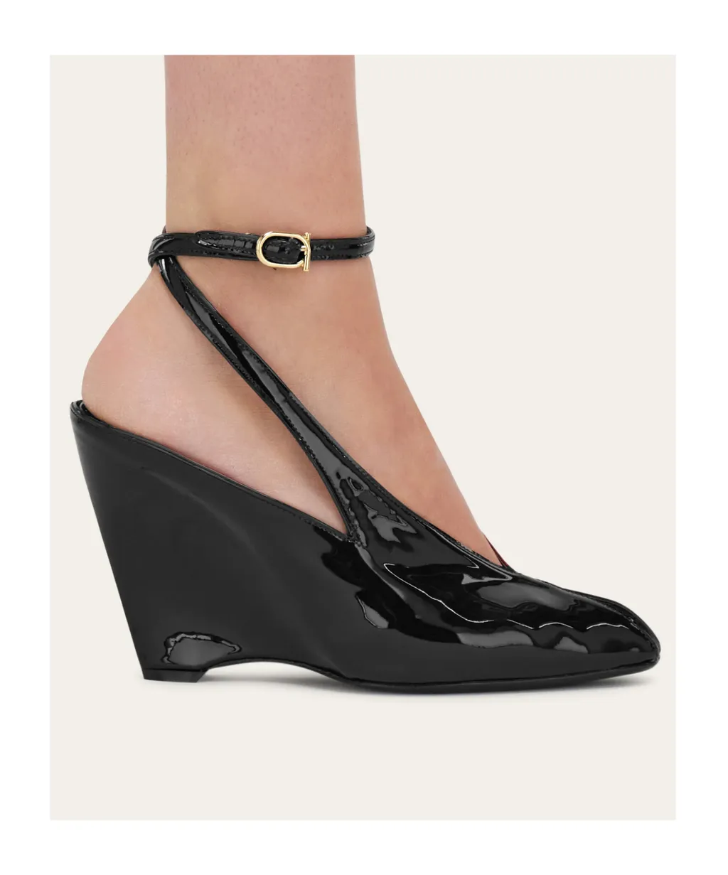 Wedge-Heeled Platform Sandals