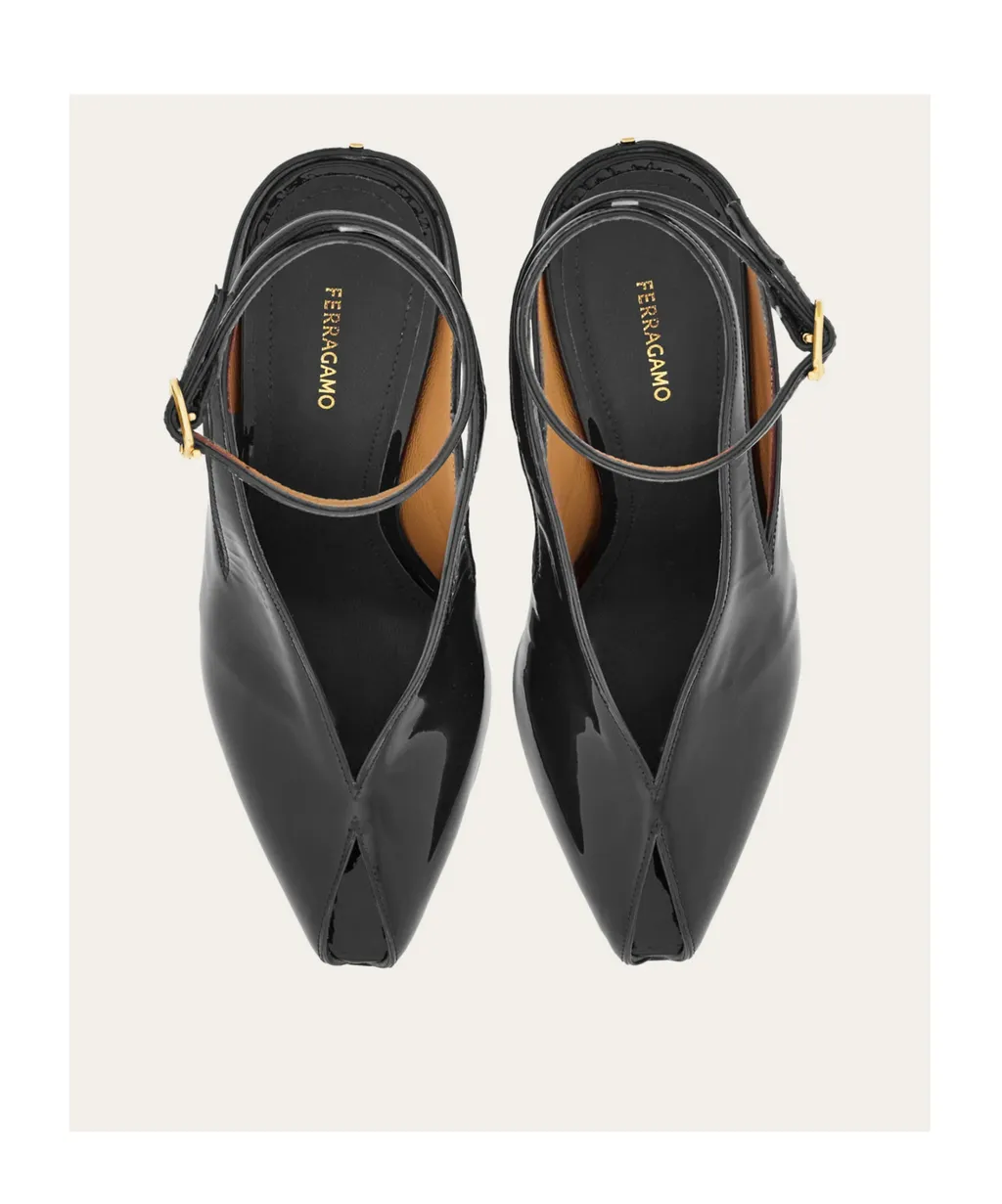 Wedge-Heeled Platform Sandals