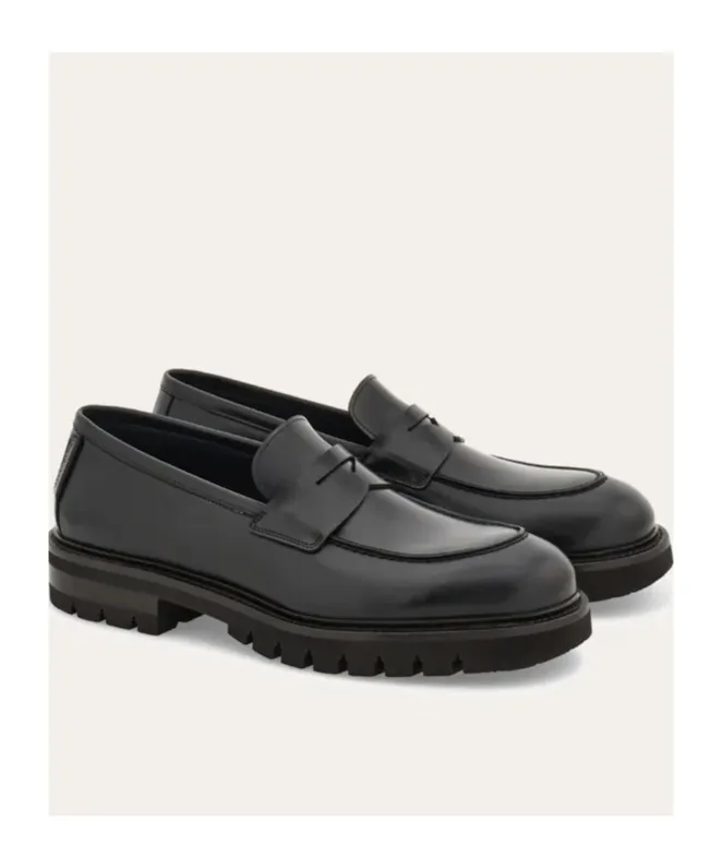Leather Penny Loafers