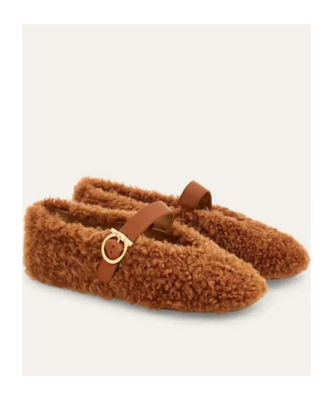 Shearling Ballet Flat
