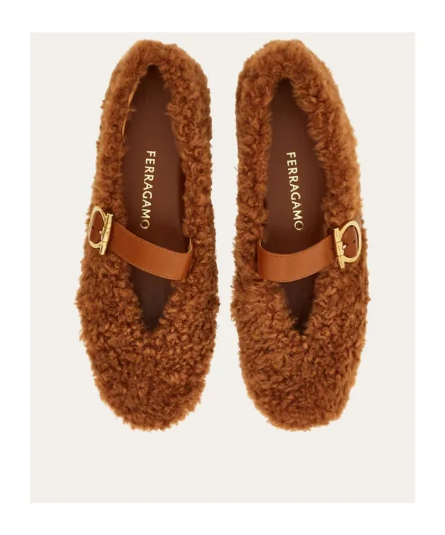 Shearling Ballet Flat