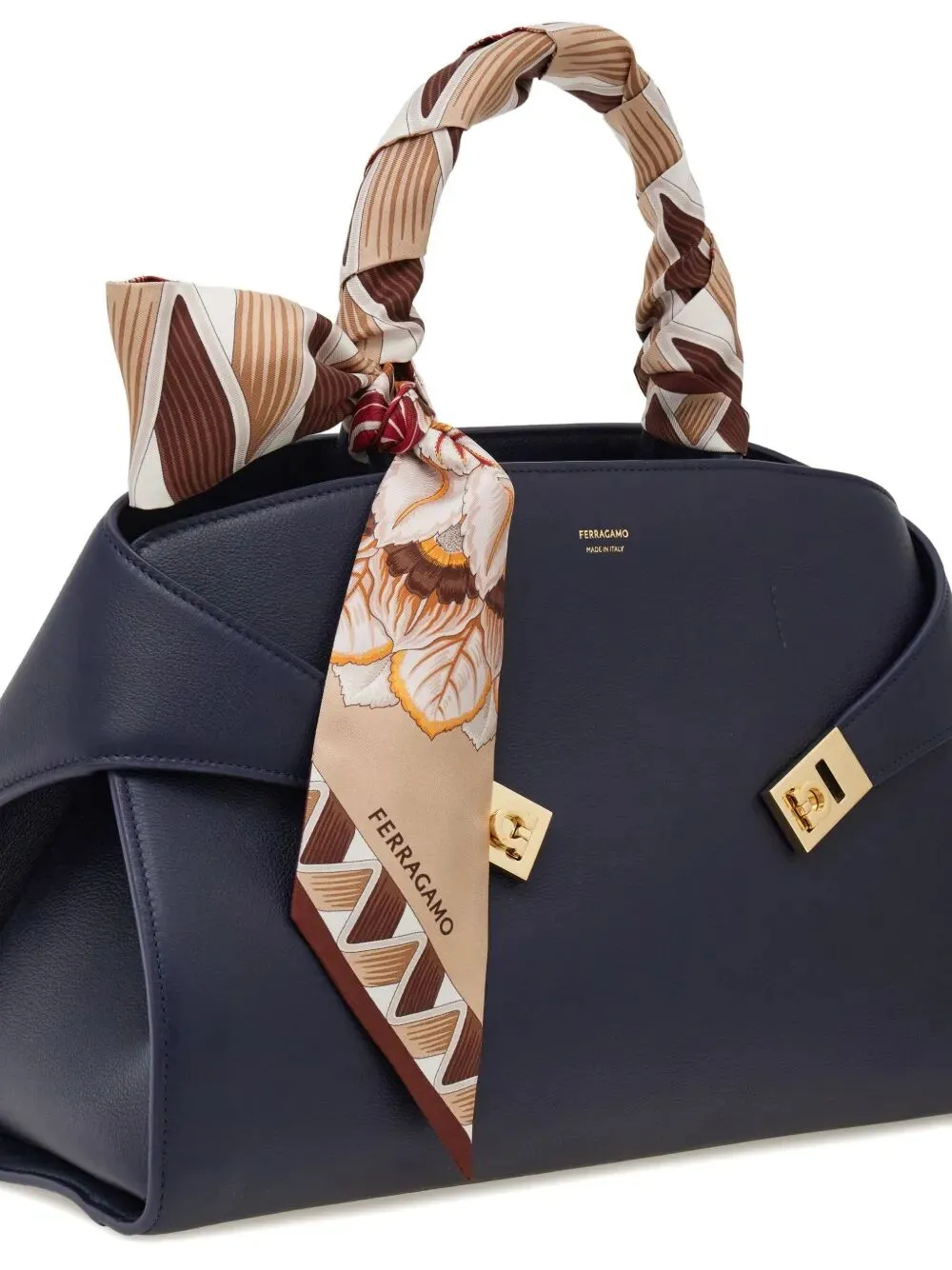 Floral-Print Silk Scarf
