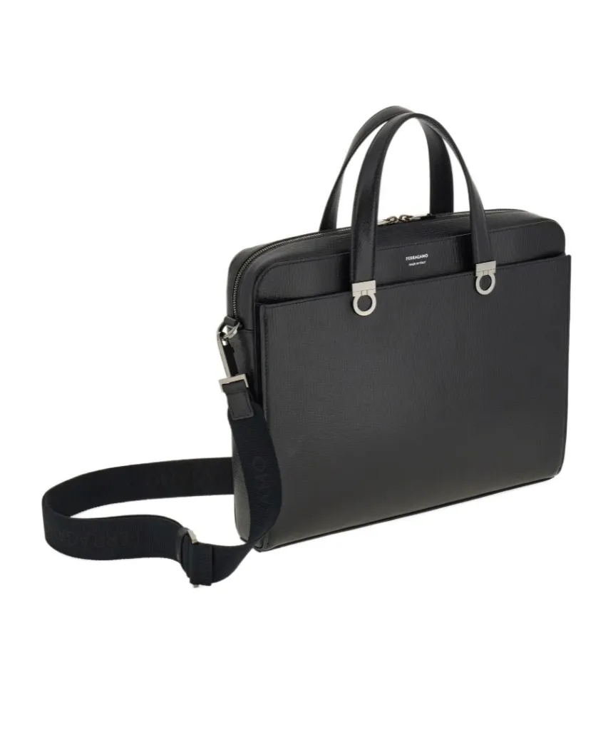 Gancini Top Handle Briefcase