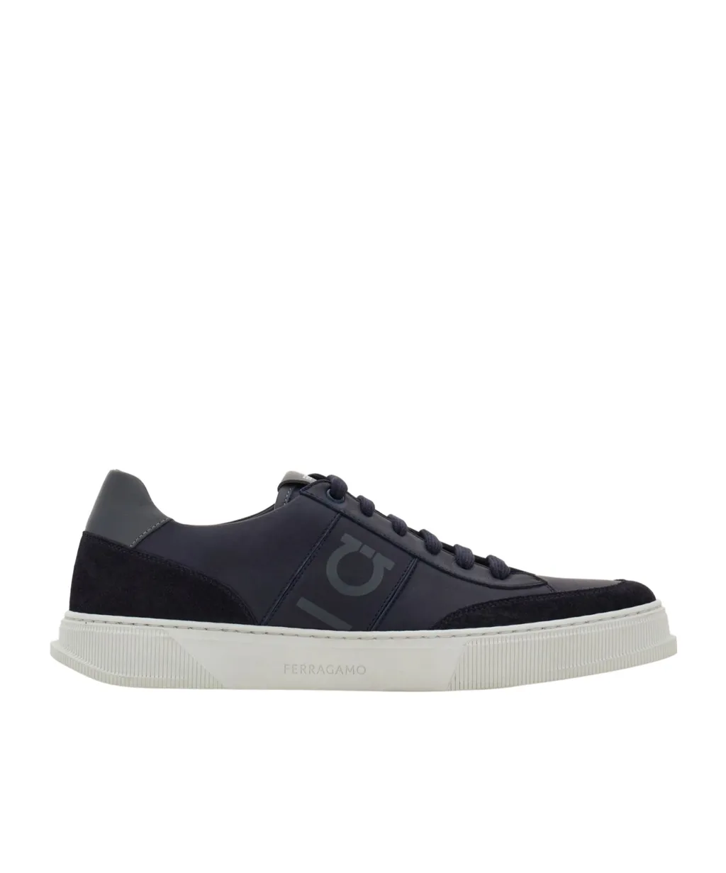 Gancini Logo Low-Top Sneakers