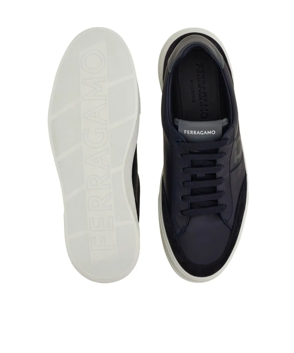 Gancini Logo Low-Top Sneakers