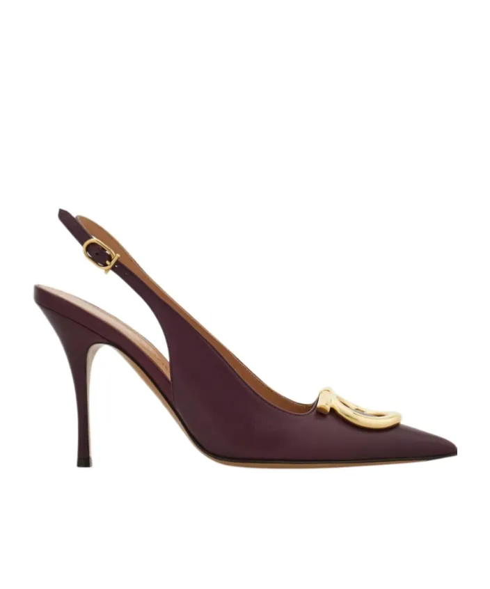 Maxi Gancini Slingback Pump