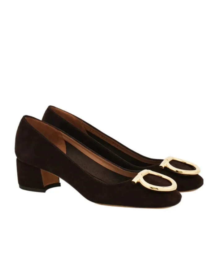 Large Gancini Buckled Pumps