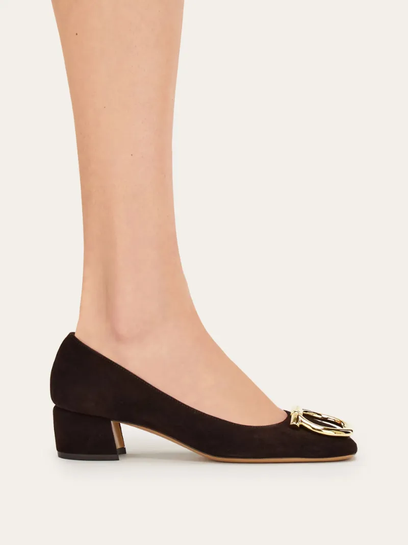 Large Gancini Buckled Pumps