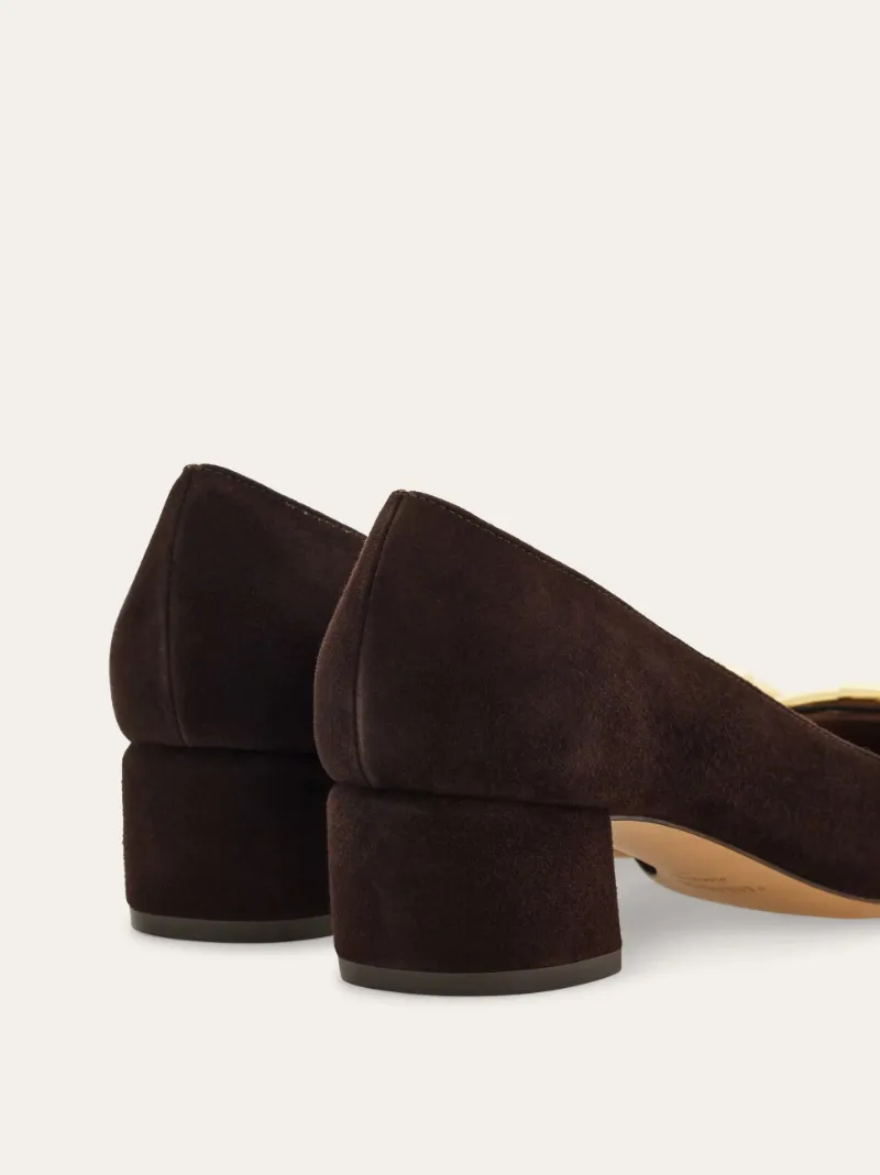 Large Gancini Buckled Pumps