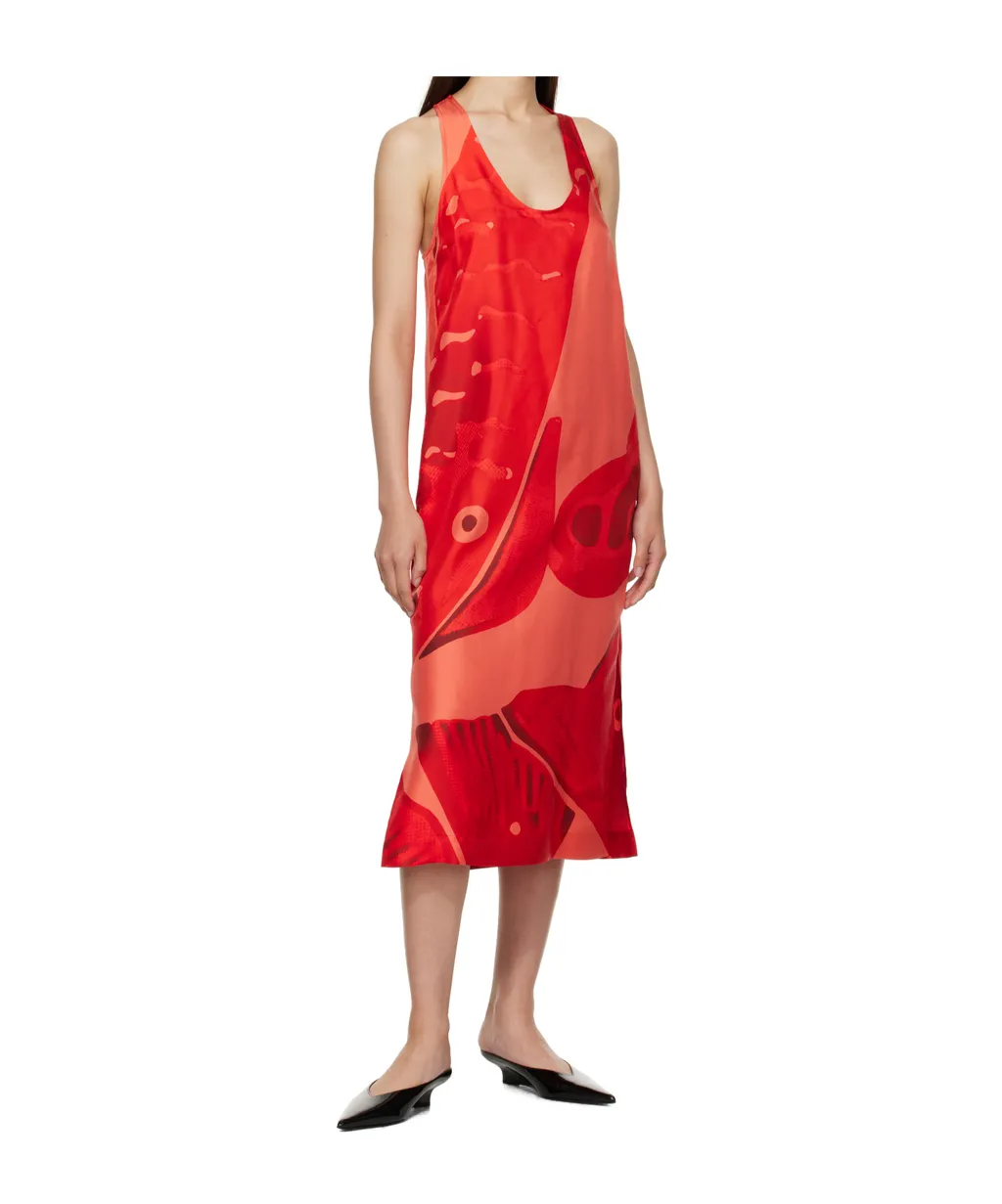 Fish Print Maxi Dress