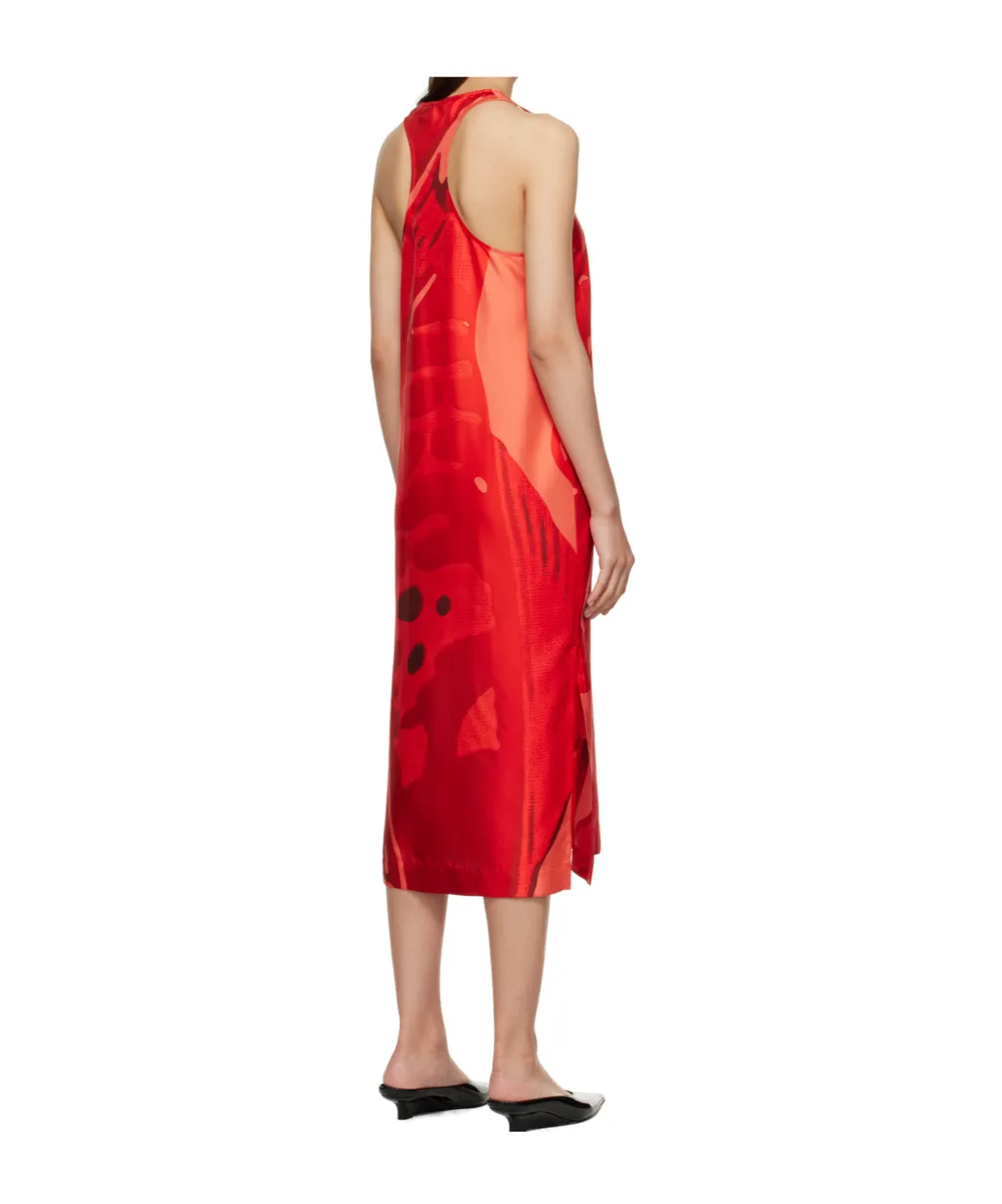 Fish Print Maxi Dress