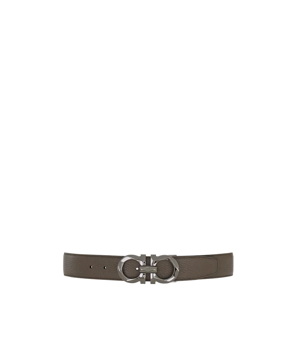 Reversible And Adjustable Gancini Belt