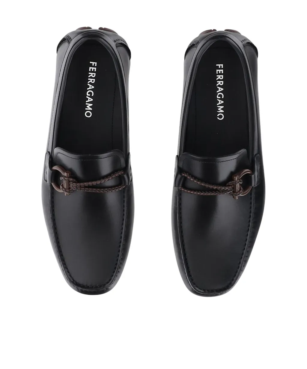 Gancini Ornament Driver Shoes
