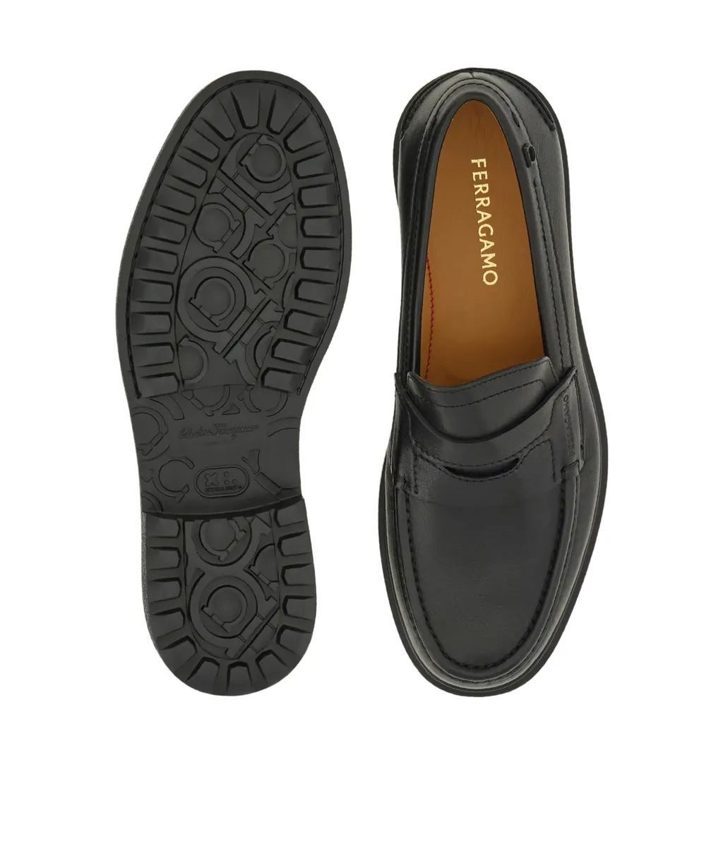Round Toe Penny Loafers