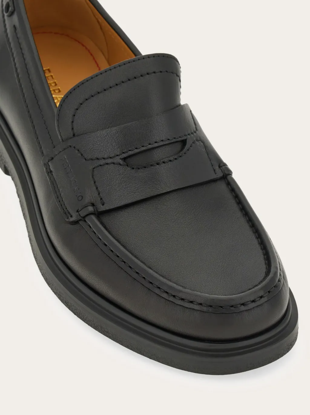 Round Toe Penny Loafers